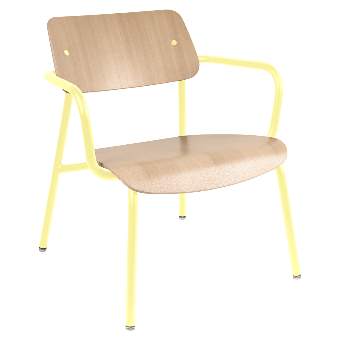 Fauteuil Studie Lounge Chêne — Citron givré