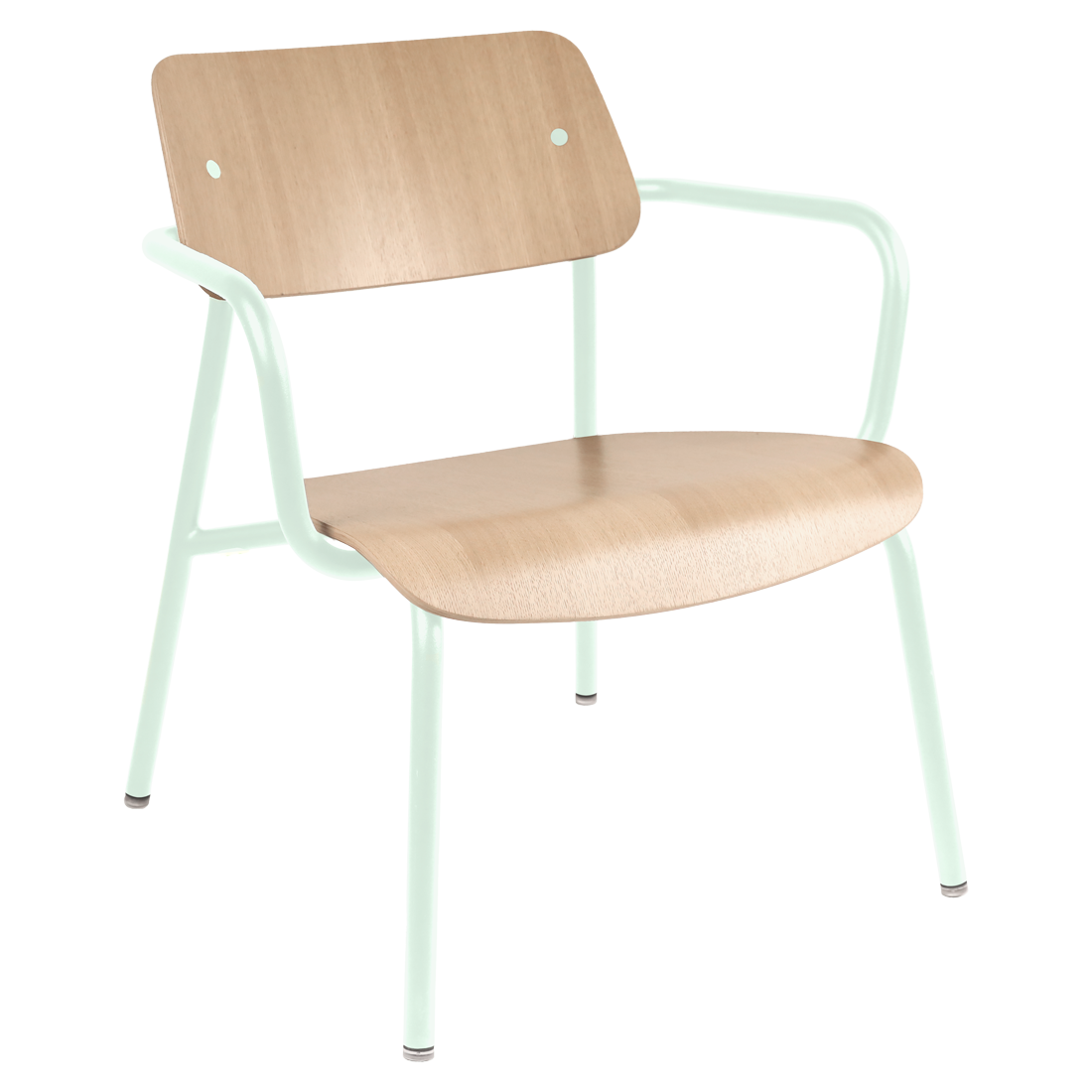Fauteuil Studie Lounge Chêne — Menthe glaciale