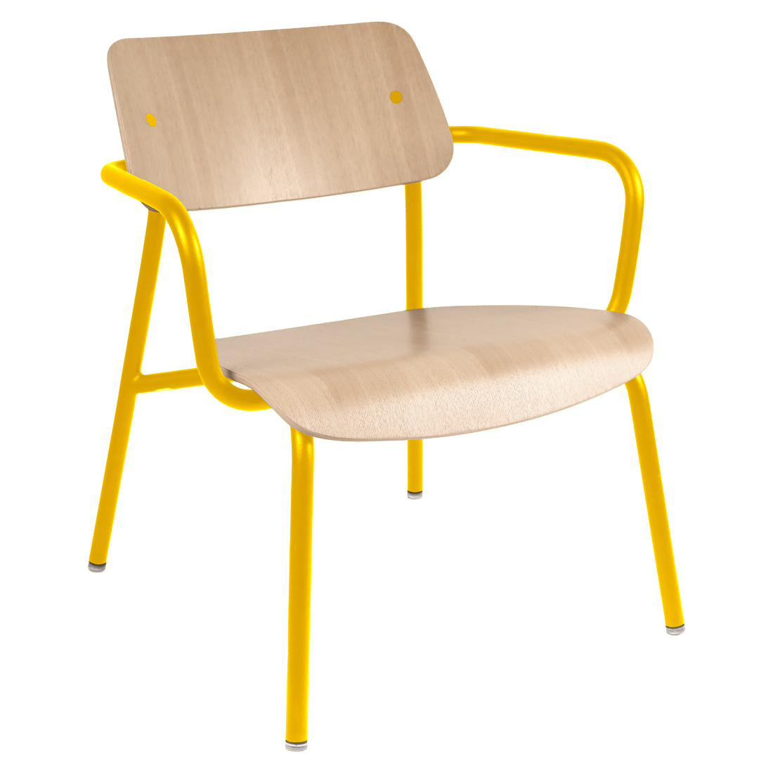 Fauteuil Studie Lounge Chêne — Miel