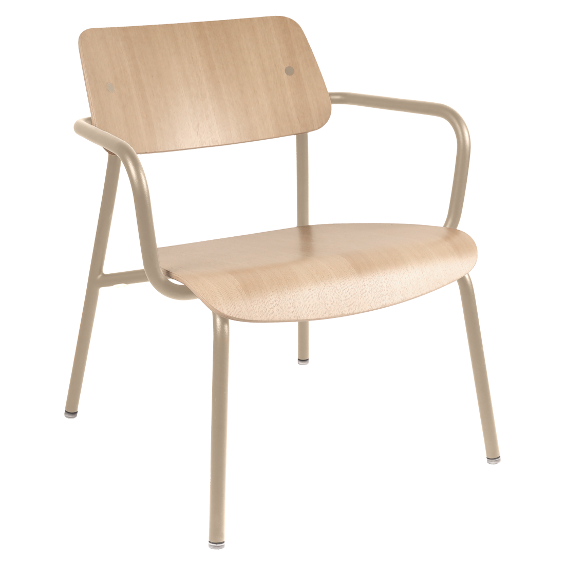 Fauteuil Studie Lounge Chêne — Muscade