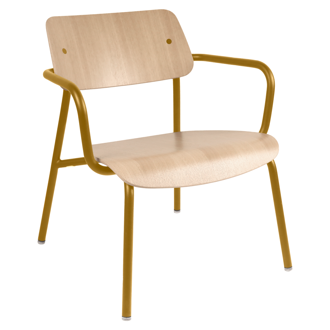 Fauteuil Studie Lounge Chêne — Pain d'épices