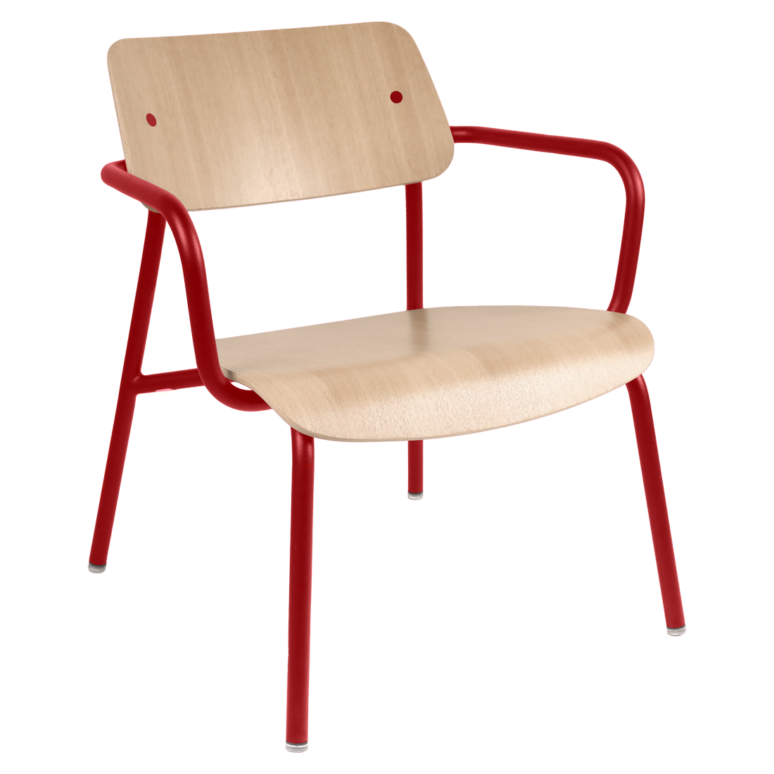 Fauteuil Studie Lounge Chêne — Piment