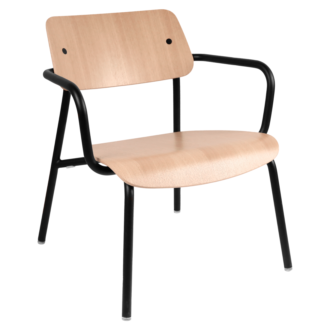 Fauteuil Studie Lounge Chêne — Réglisse