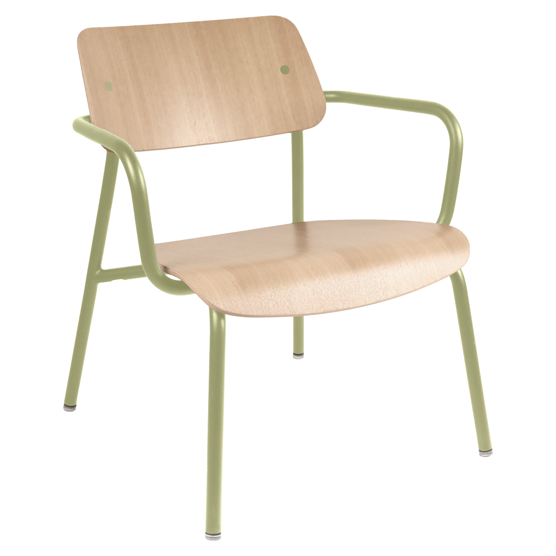 Fauteuil Studie Lounge Chêne — Vert tilleul