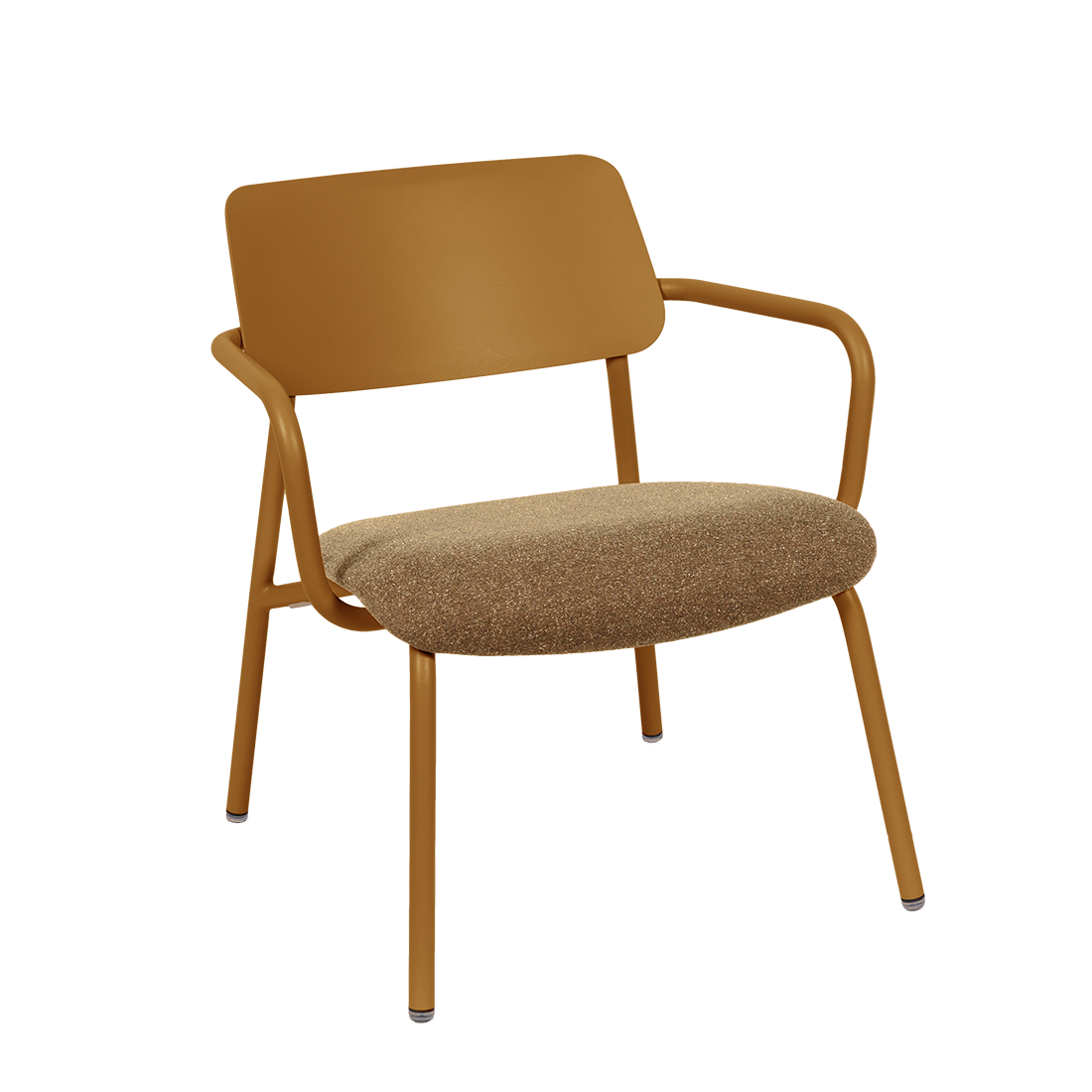 Fauteuil Studie Lounge Tissu — Pain d'épices · Camel chiné