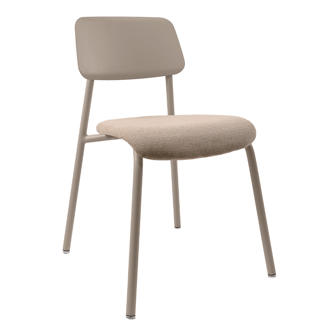 Chaise Studie Tissu — Muscade · Beige chiné