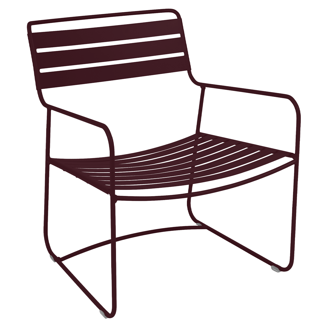 Fauteuil Surprising Bas — Cerise noire