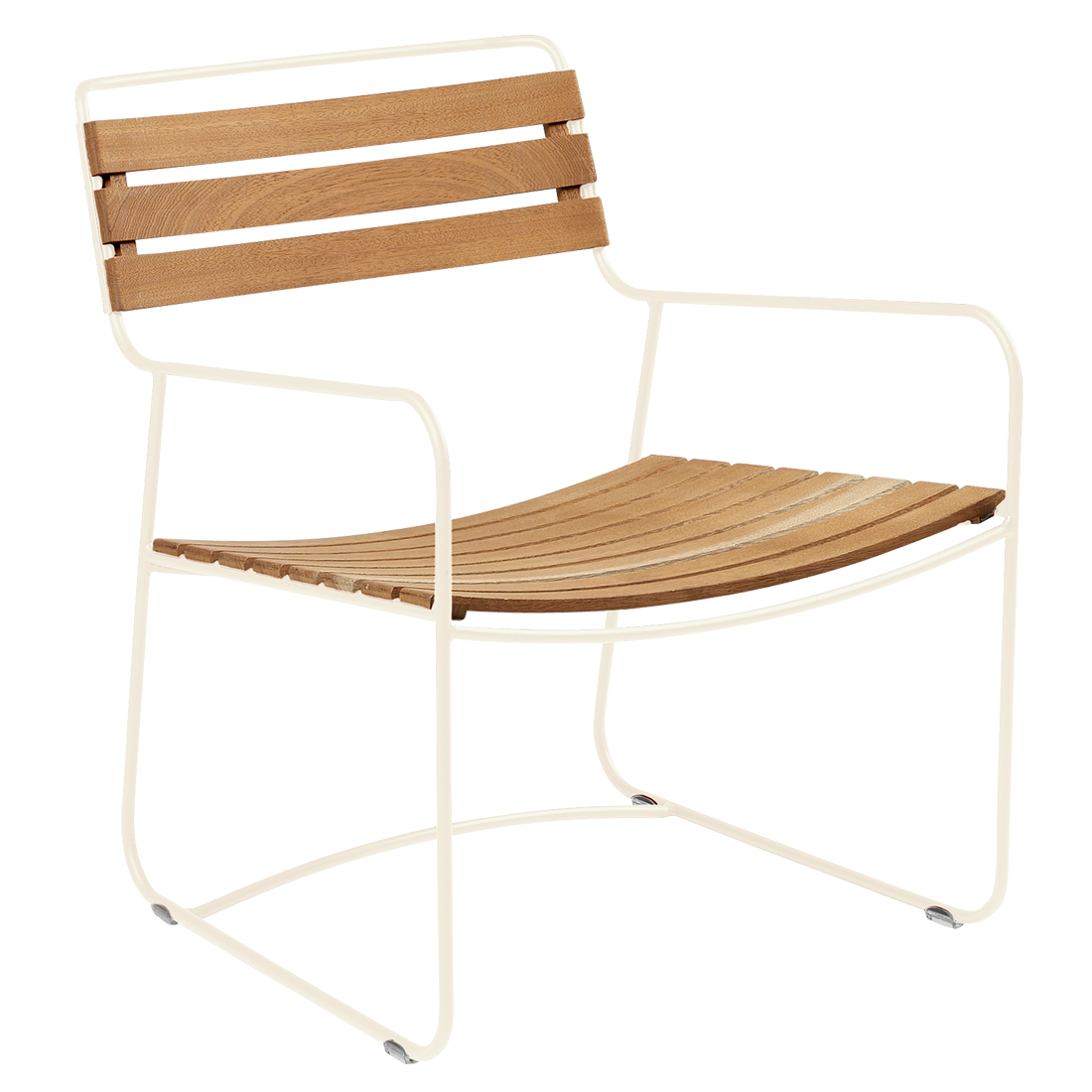 Fauteuil Surprising Bas Teck — Beige latte