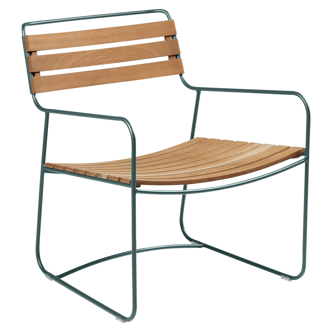 Fauteuil Surprising Bas Teck — Gris orage