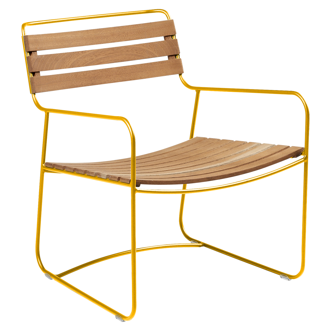 Fauteuil Surprising Bas Teck — Miel