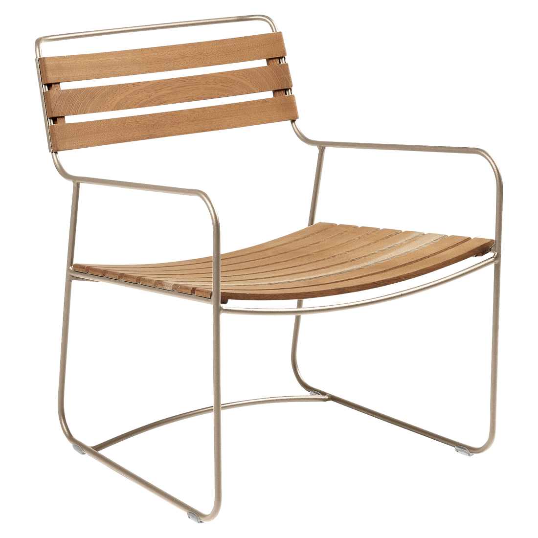 Fauteuil Surprising Bas Teck — Muscade