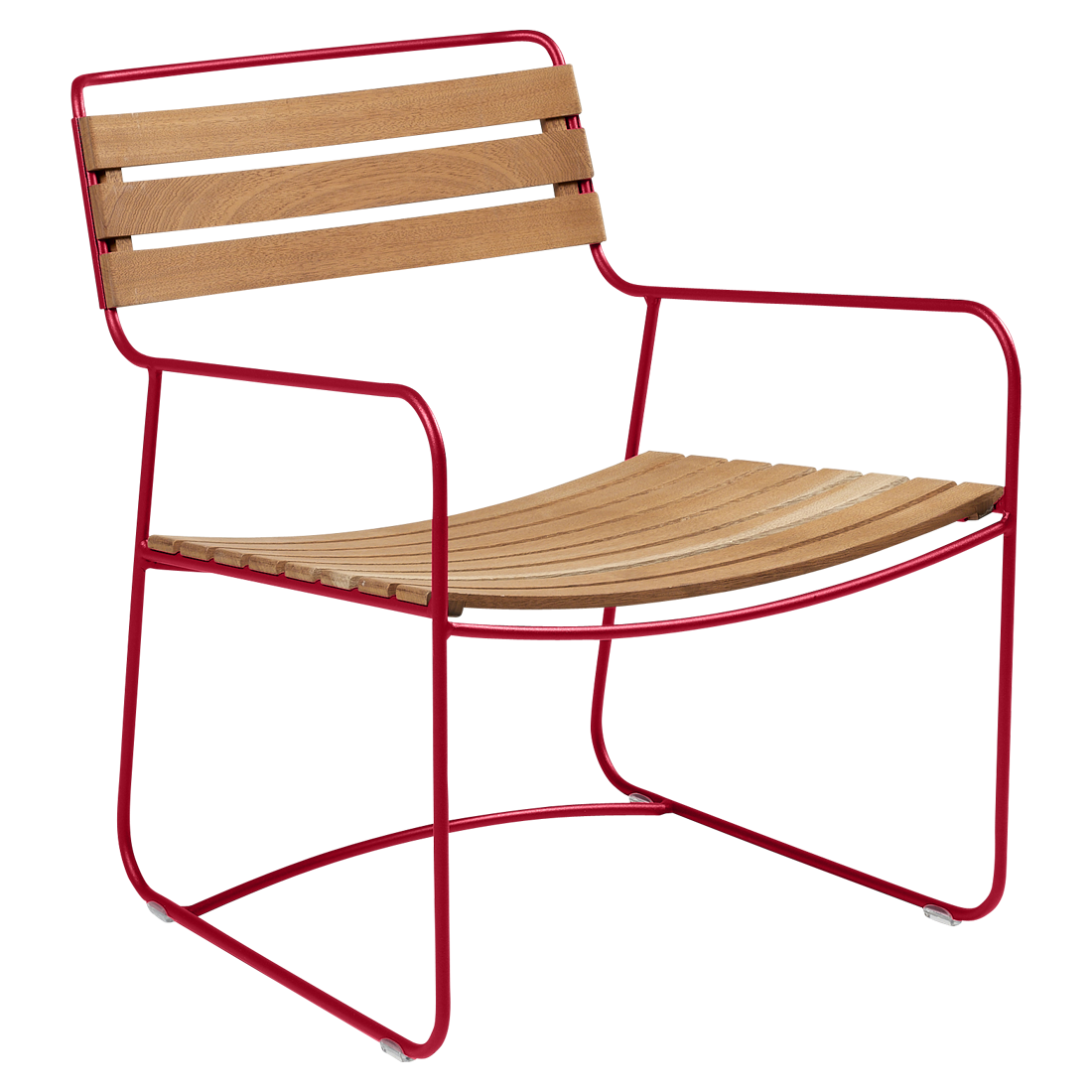 Fauteuil Surprising Bas Teck — Piment