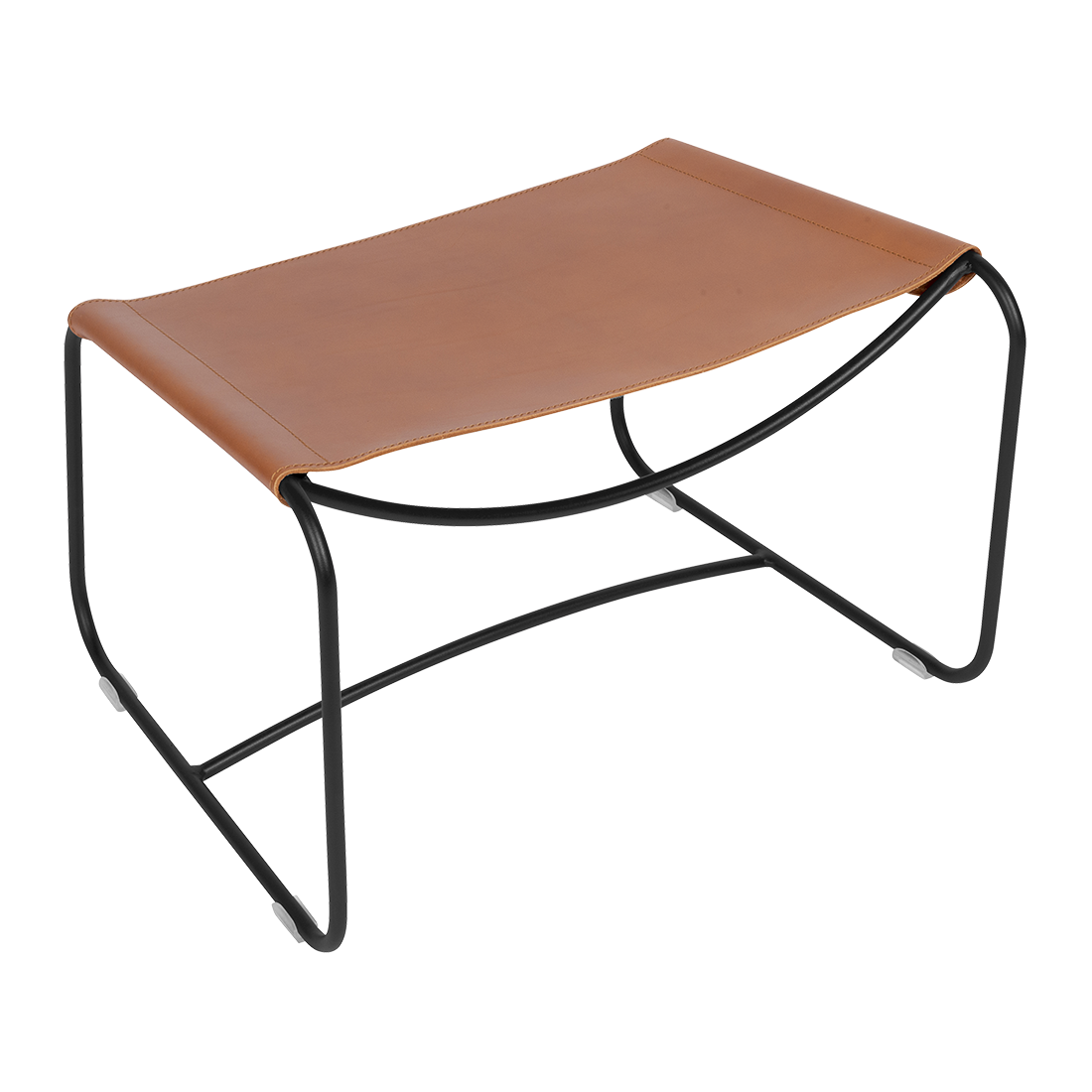 Tabouret Surprising Repose-pieds Cuir — Réglisse