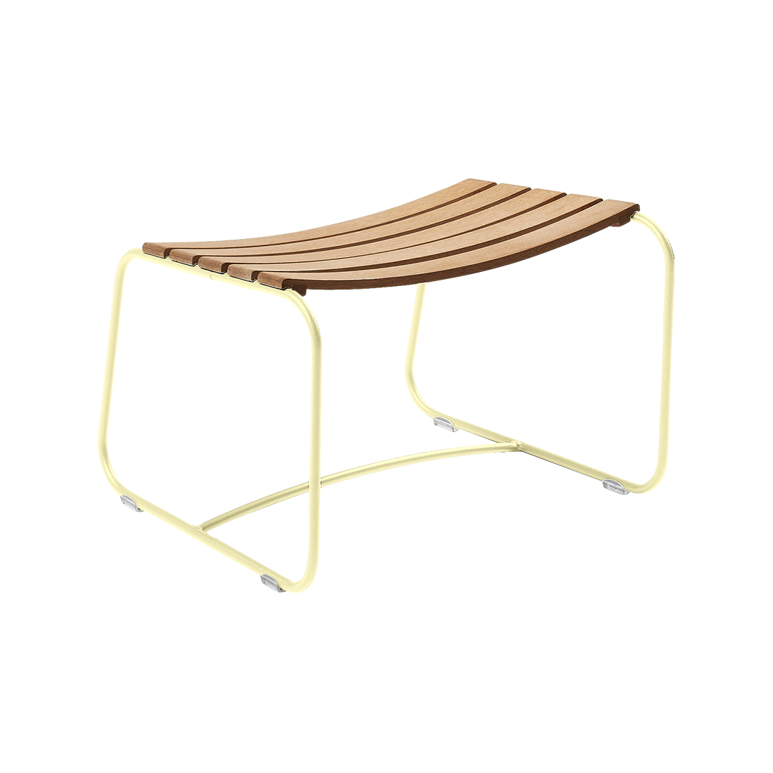 Tabouret Surprising Repose-pieds Teck — Citron givré