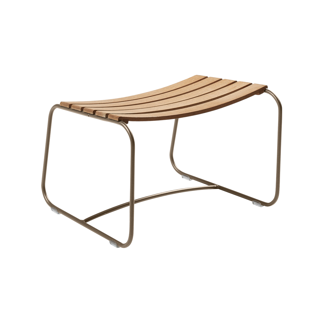 Tabouret Surprising Repose-pieds Teck — Muscade