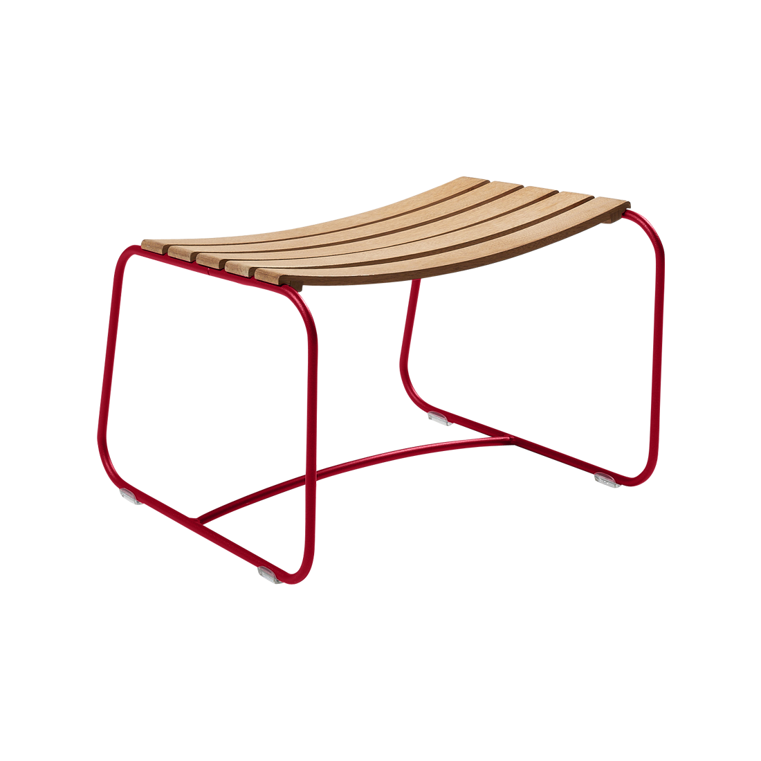 Tabouret Surprising Repose-pieds Teck — Piment