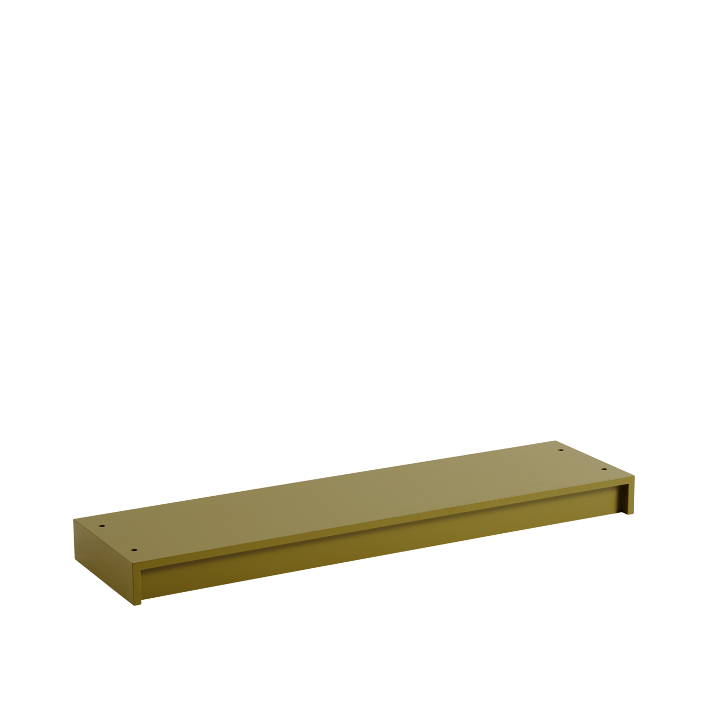 Plinthe Stacked — 131 X 35 H: 10 CM — Vert brun