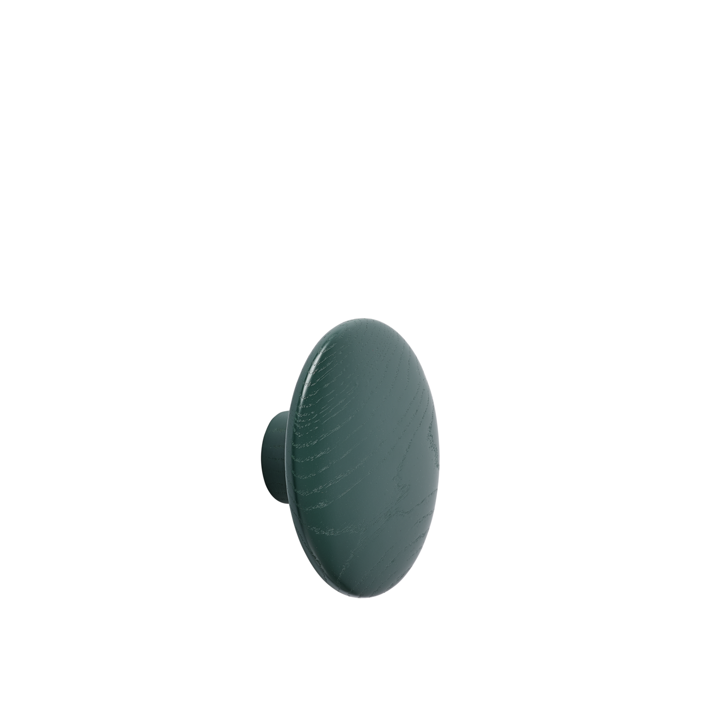 Patère The Dots Wood Ø 13 cm Vert foncé