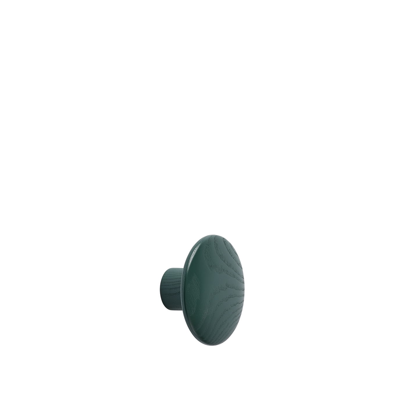 Patère The Dots Wood Ø 9 cm Vert foncé