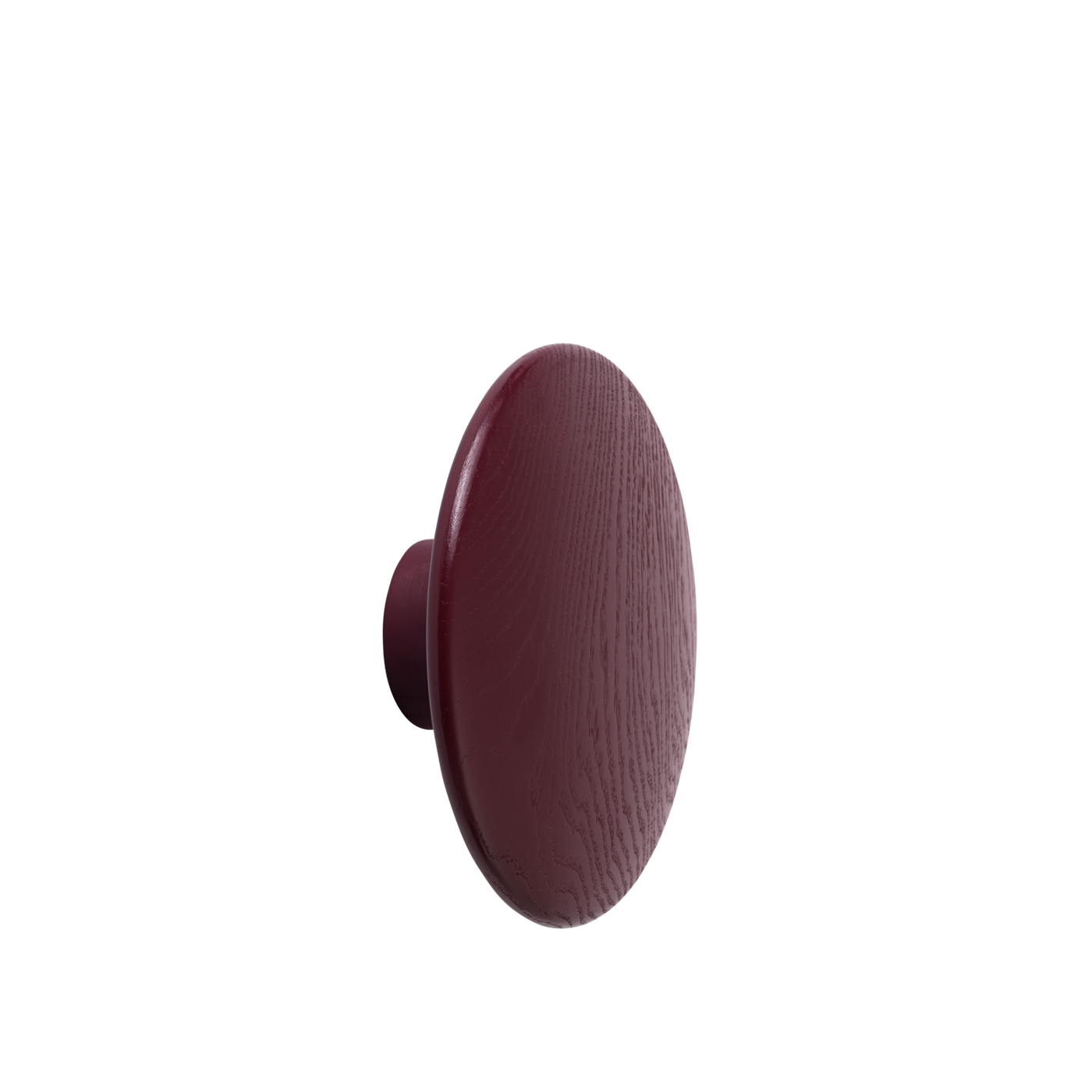 Patère The Dots Wood Ø 17 cm Bordeaux
