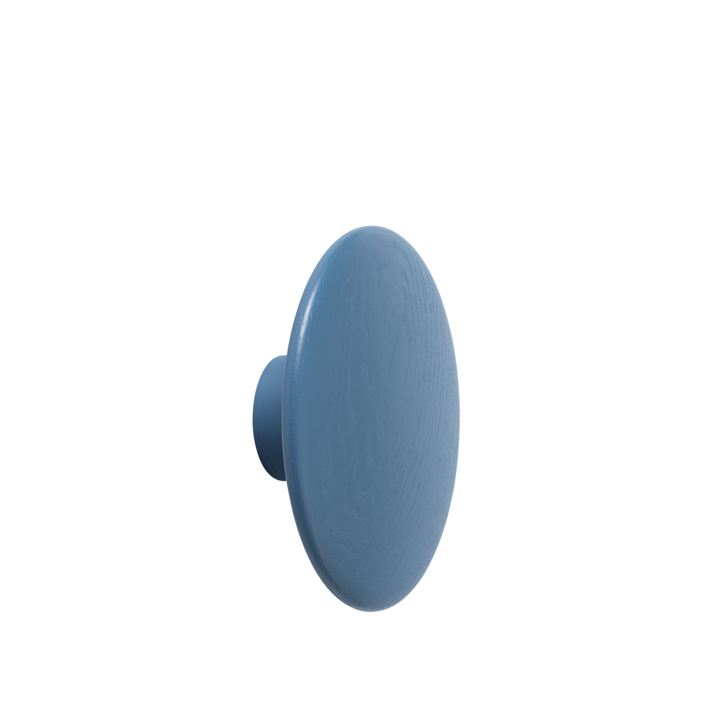Patère The Dots Wood Ø 17 cm Bleu pâle