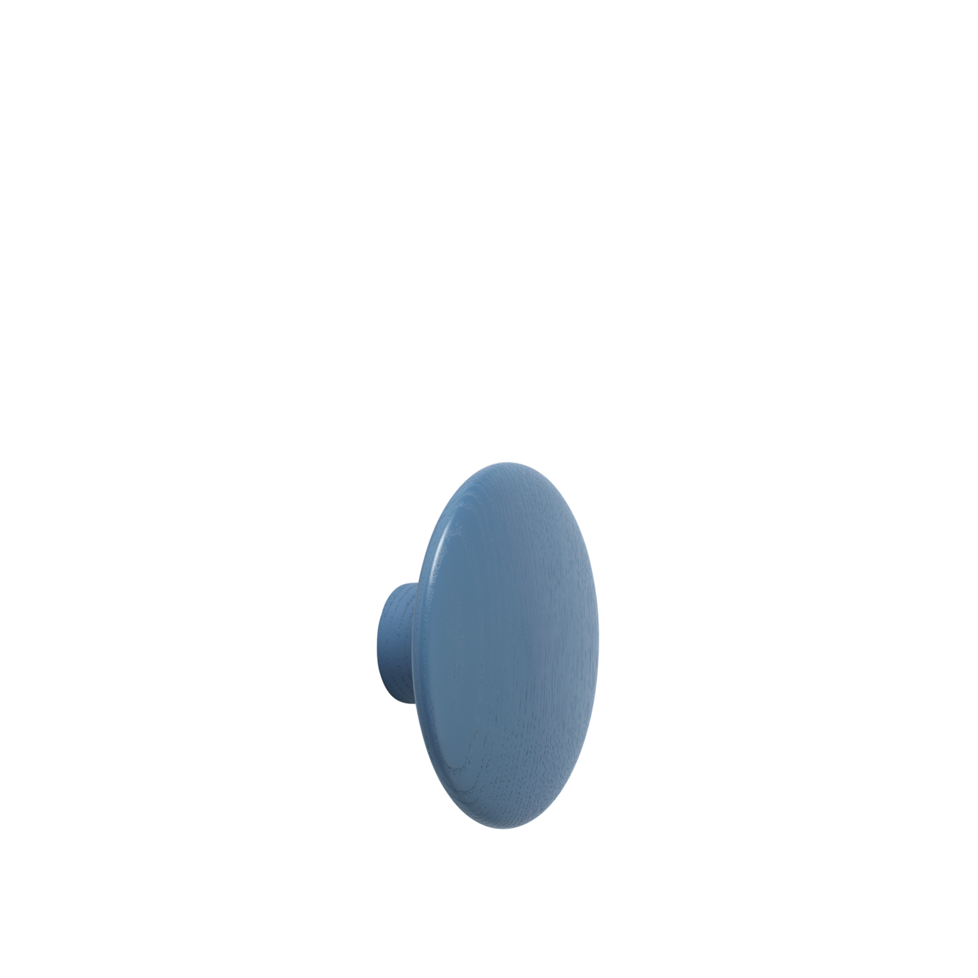 Patère The Dots Wood Ø 13 cm Bleu pâle