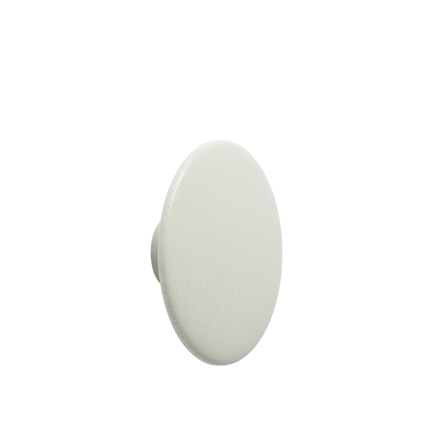 Patère The Dots Wood Ø 17 cm Blanc cassé