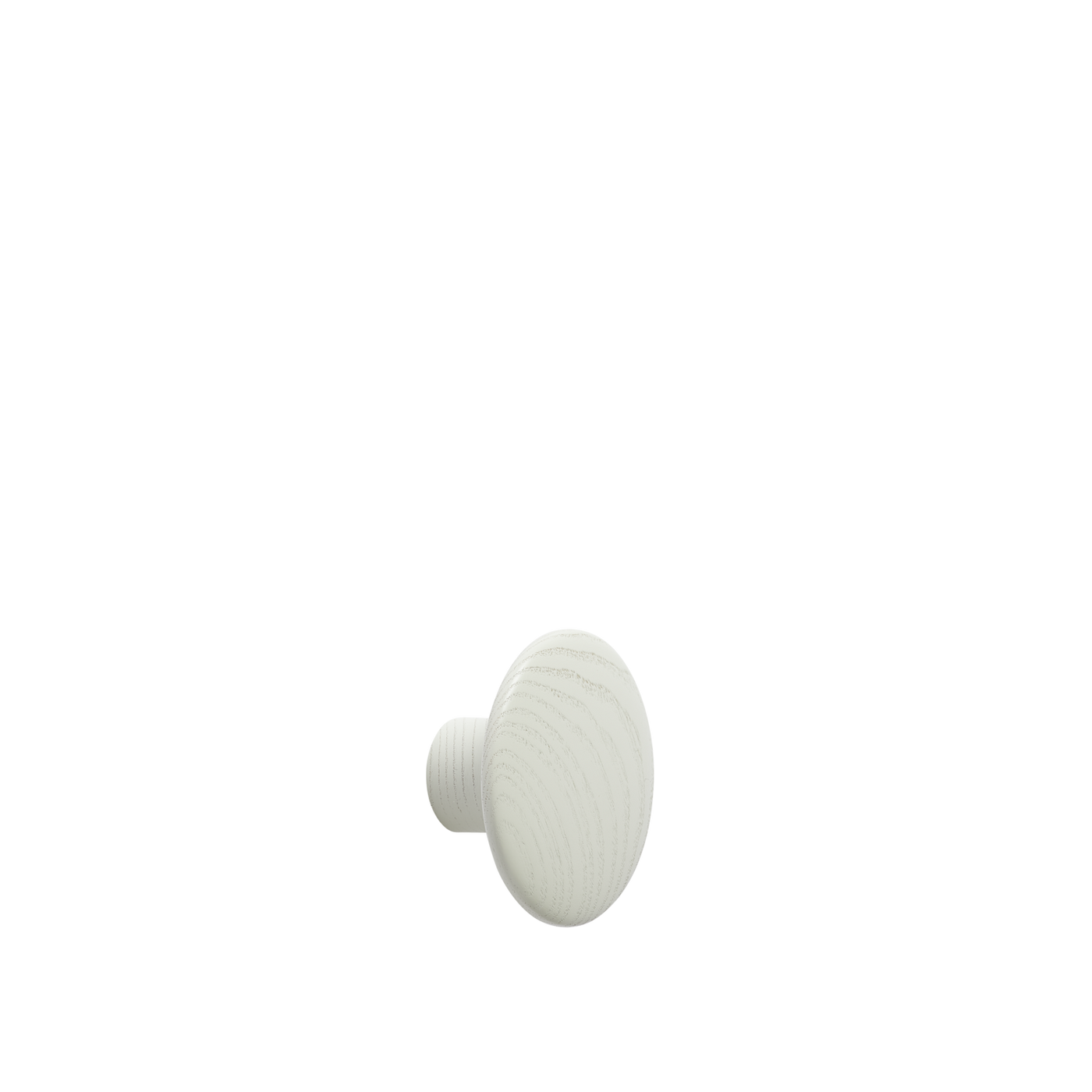 Patère The Dots Wood Ø 9 cm Blanc cassé