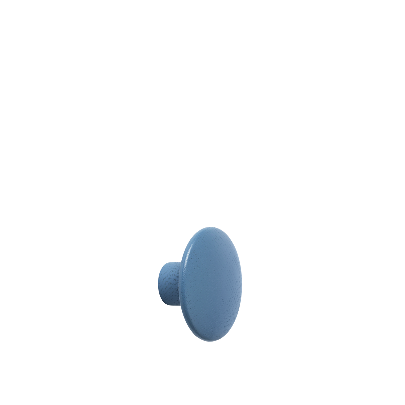 Patère The Dots Wood Ø 9 cm Bleu pâle