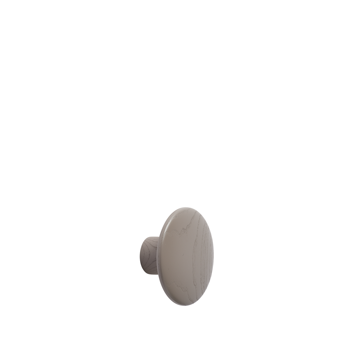 Patère The Dots Wood Ø 9 cm Taupe