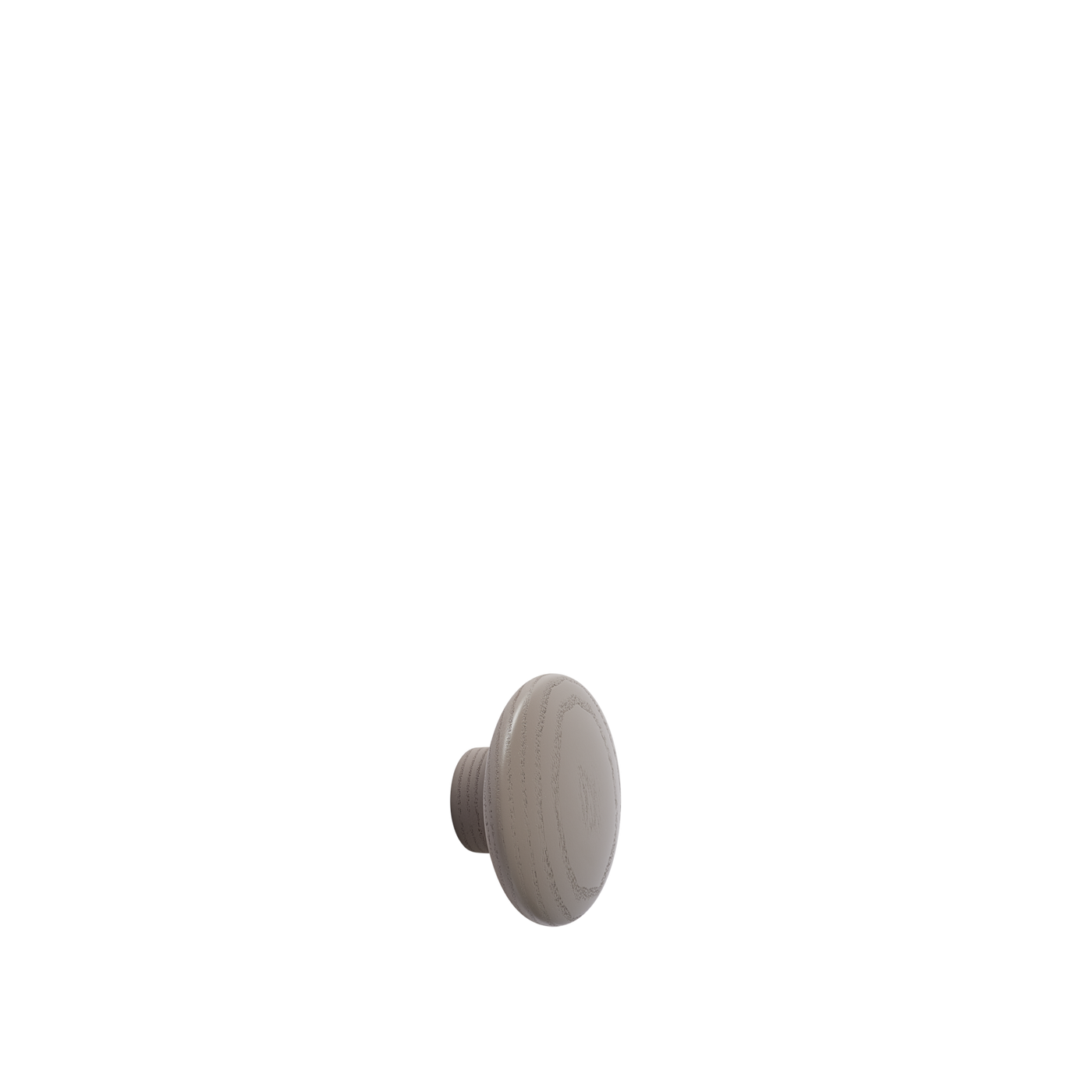 Patère The Dots Wood Ø 6,5 cm Taupe