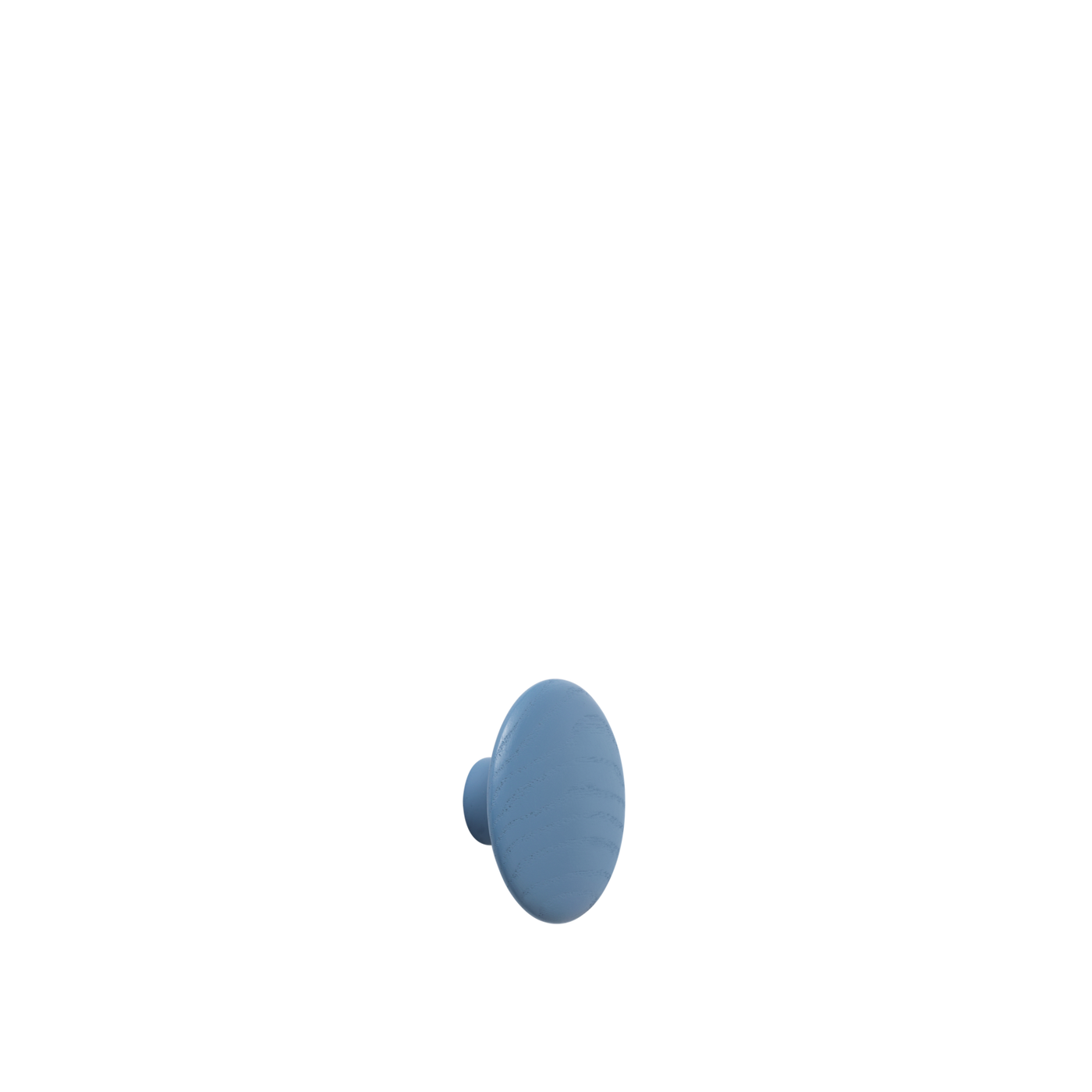 Patère The Dots Wood Ø 6,5 cm Bleu pâle