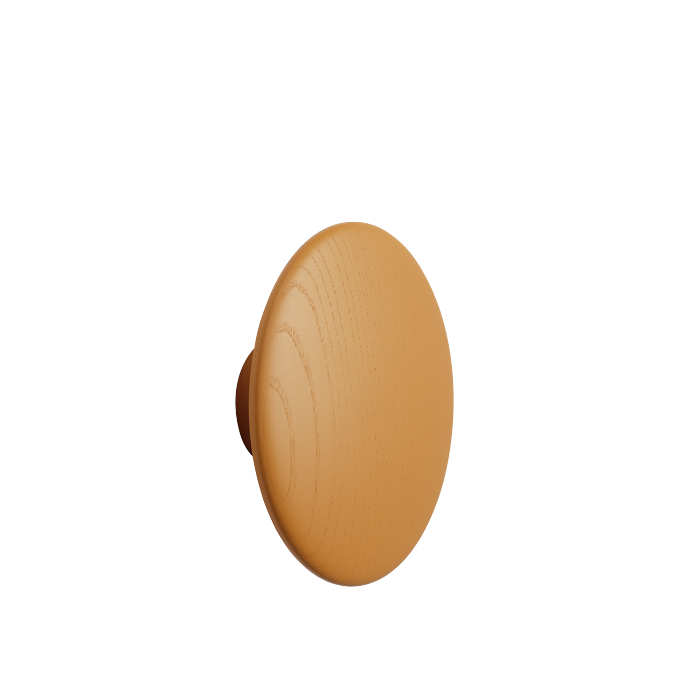 Patère The Dots Wood Ø 17 cm Orange brûlé