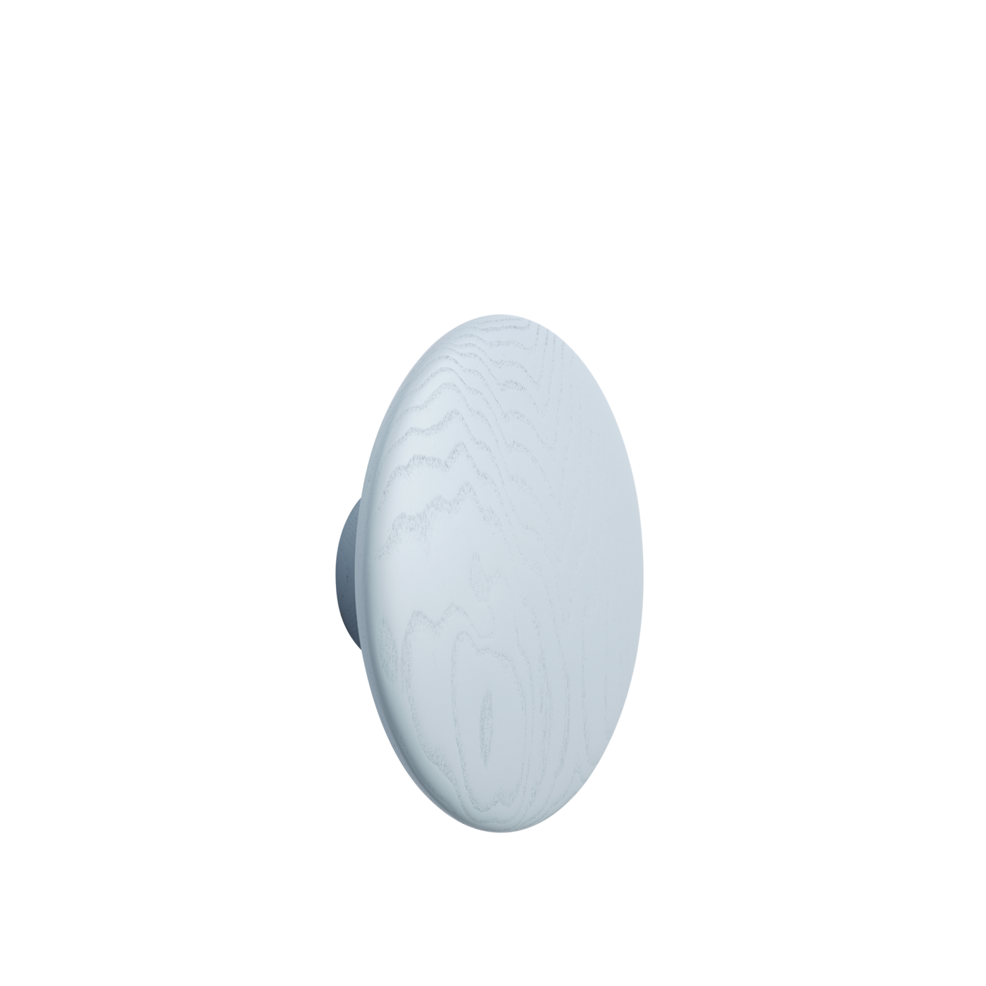 Patère The Dots Wood Ø 17 cm Bleu clair