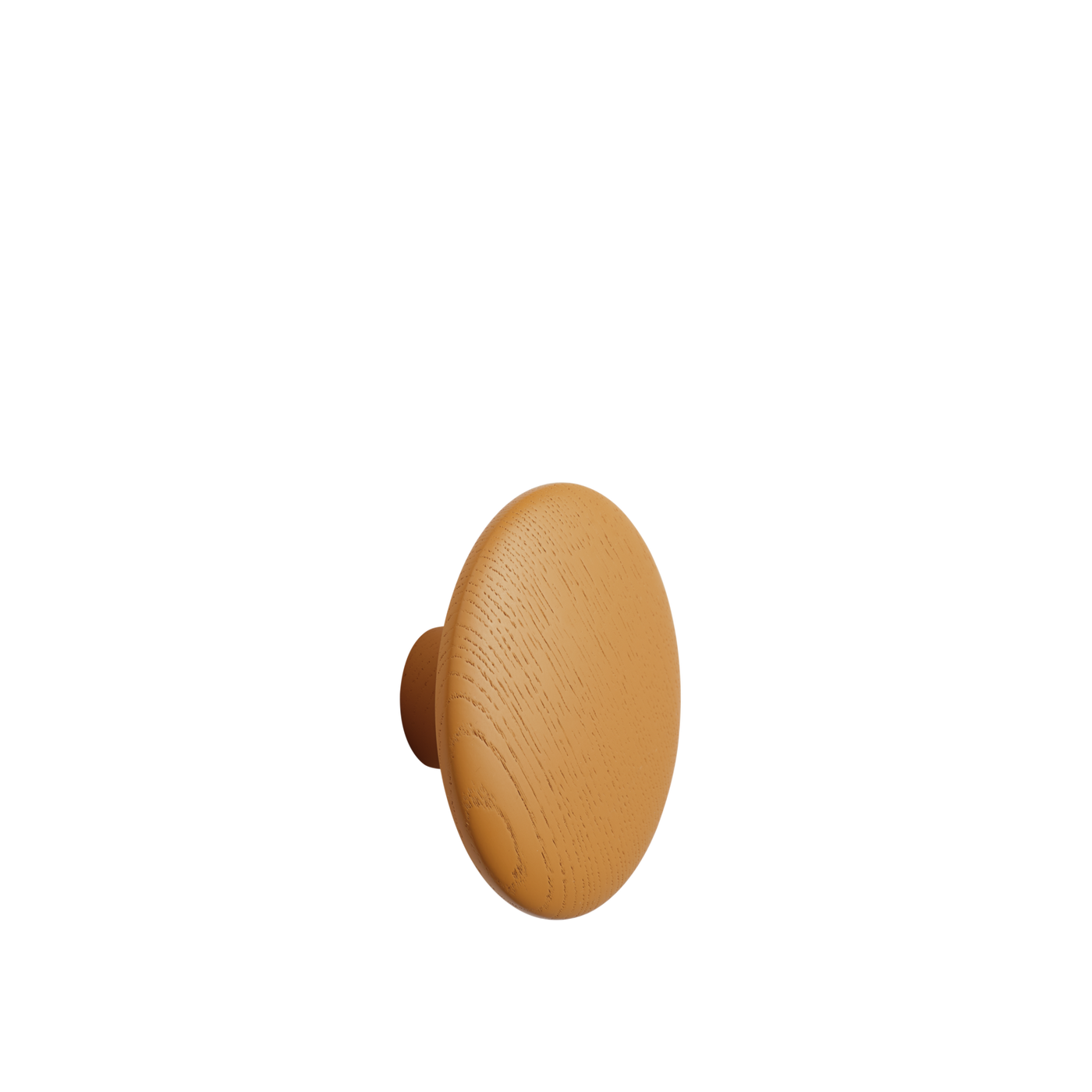Patère The Dots Wood Ø 13 cm Orange brûlé
