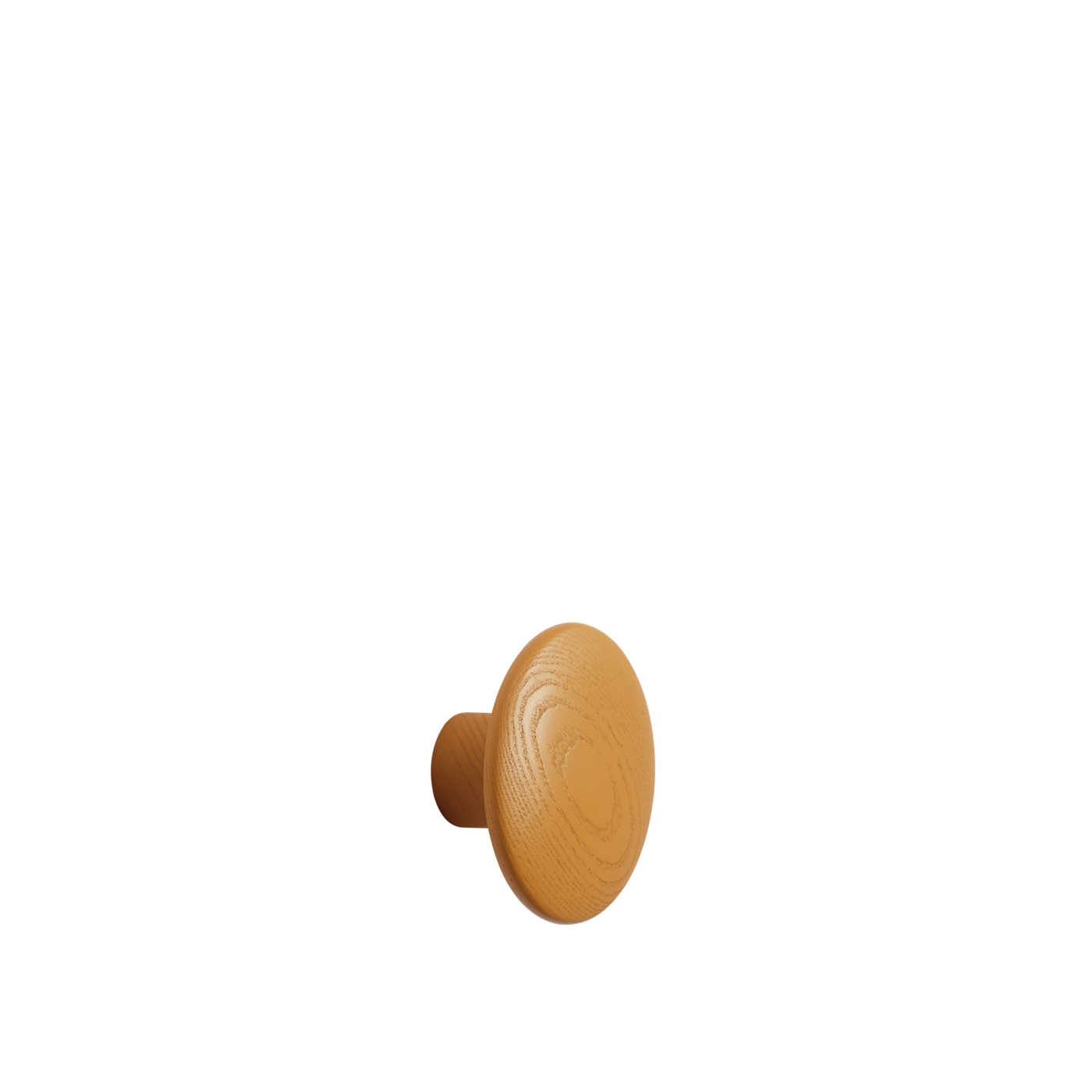 Patère The Dots Wood Ø 9 cm Orange brûlé
