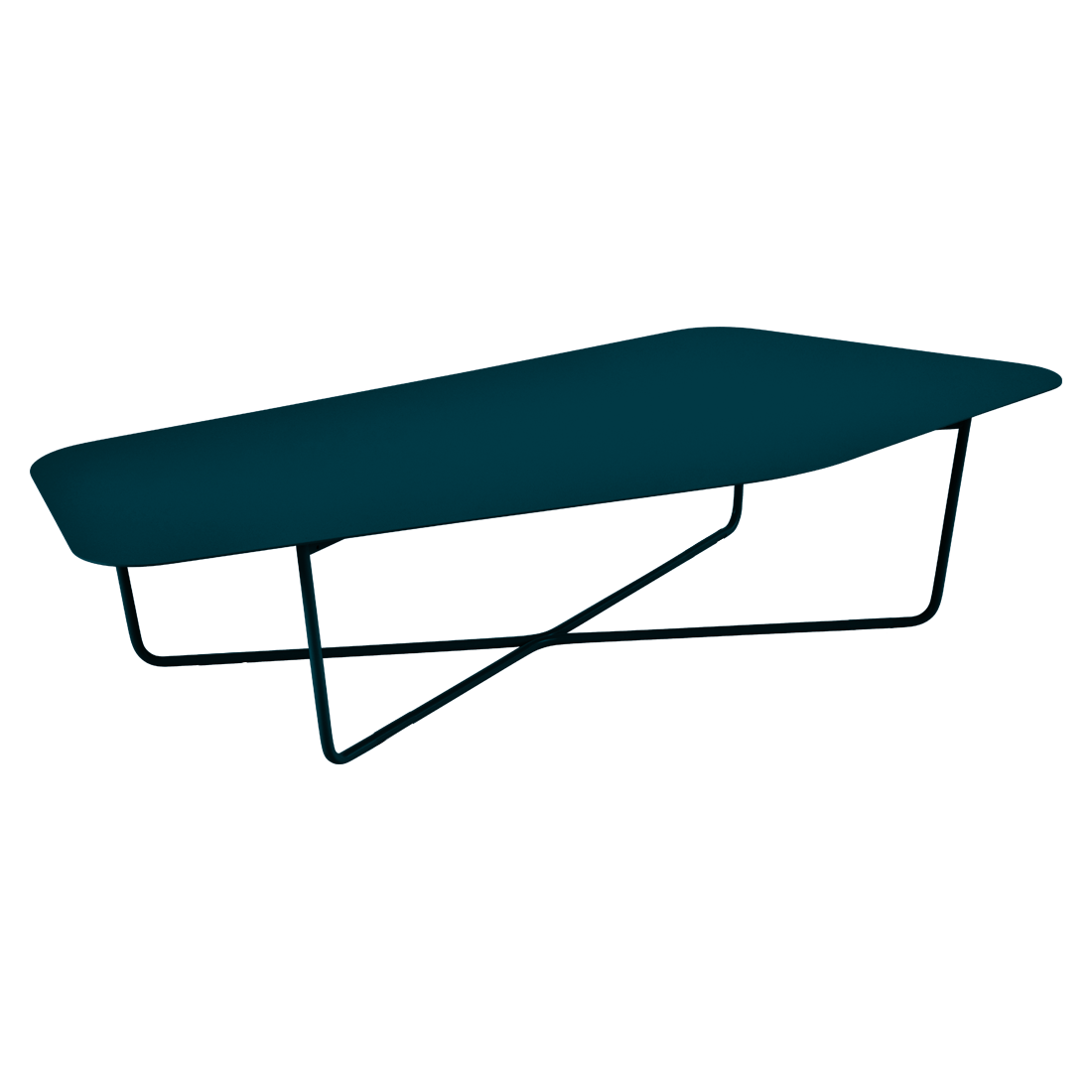 Table basse Ultrasofa 162 x 74 cm — Bleu acapulco