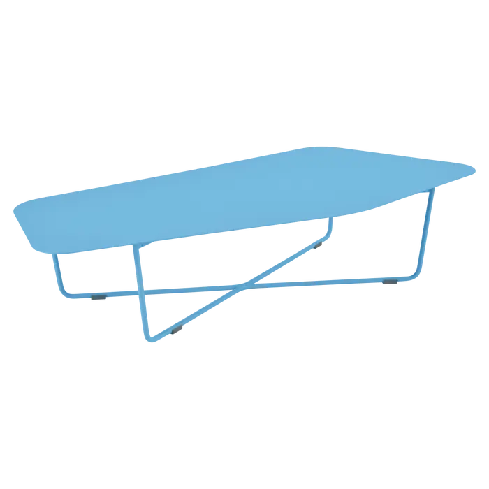 Table basse Ultrasofa 162 x 74 cm — Bleu maya