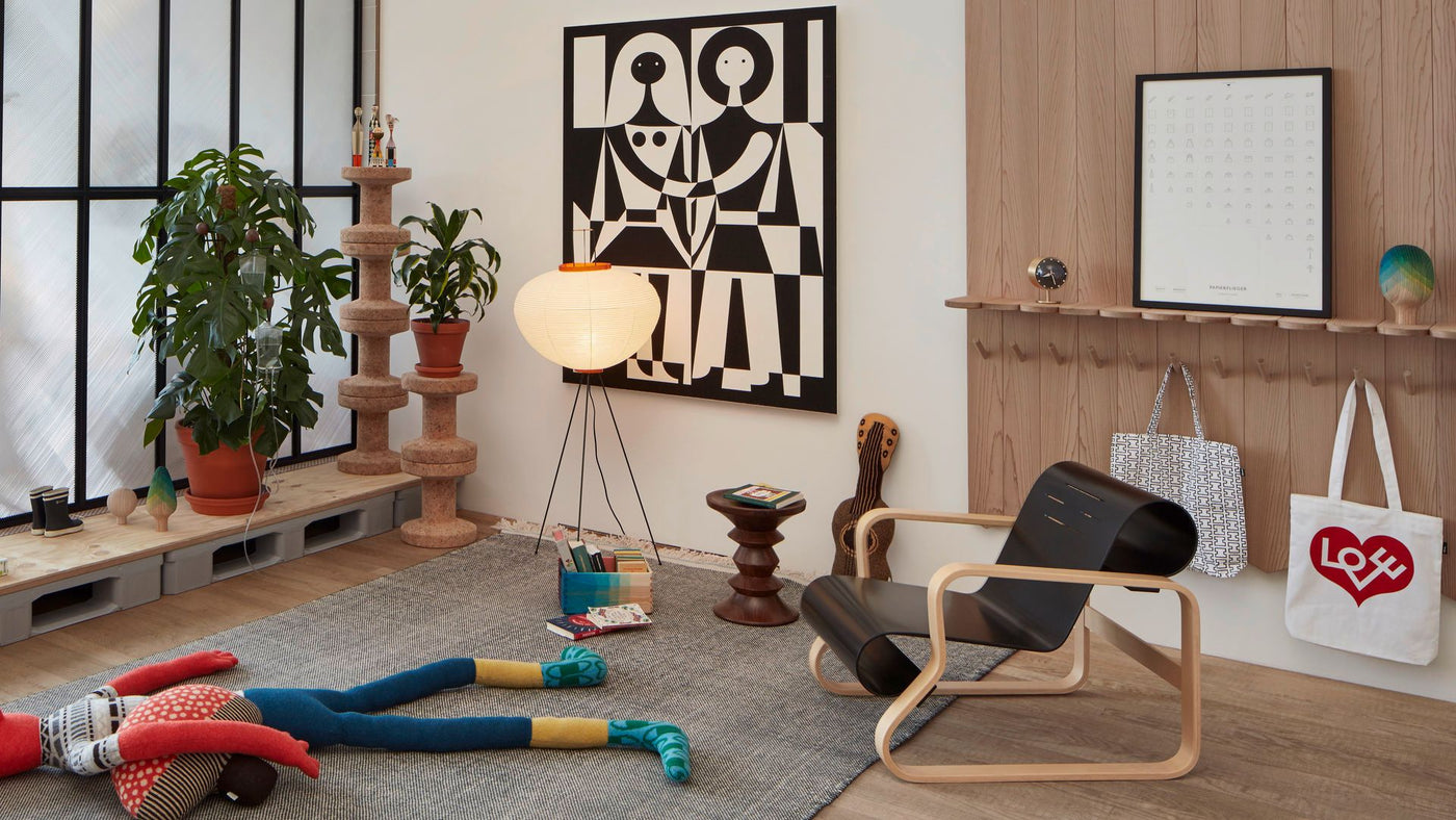 Lampadaire Akari 10A — ambiance Vitra