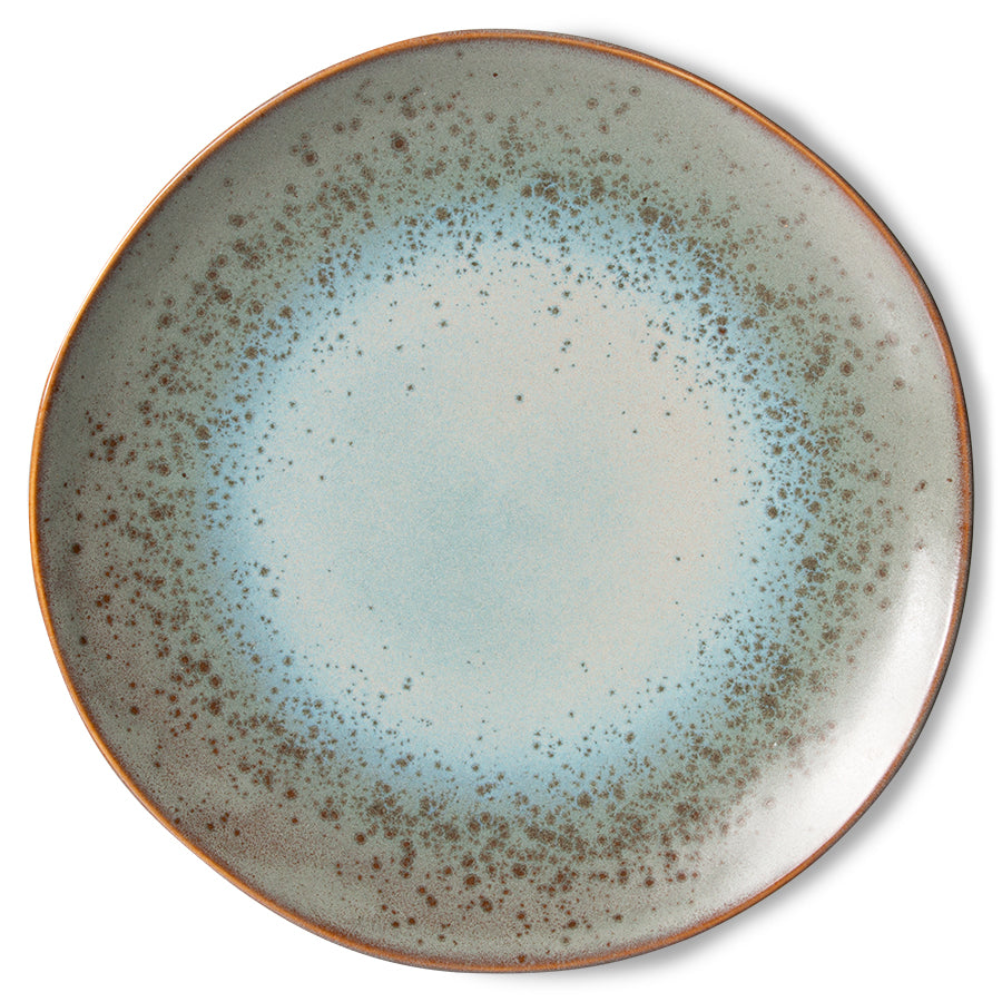 Assiettes plat 70s Ceramics (Set de 2)