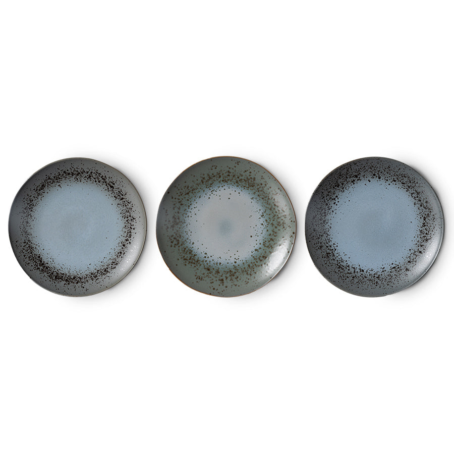 Assiettes plat 70s Ceramics (Set de 2)