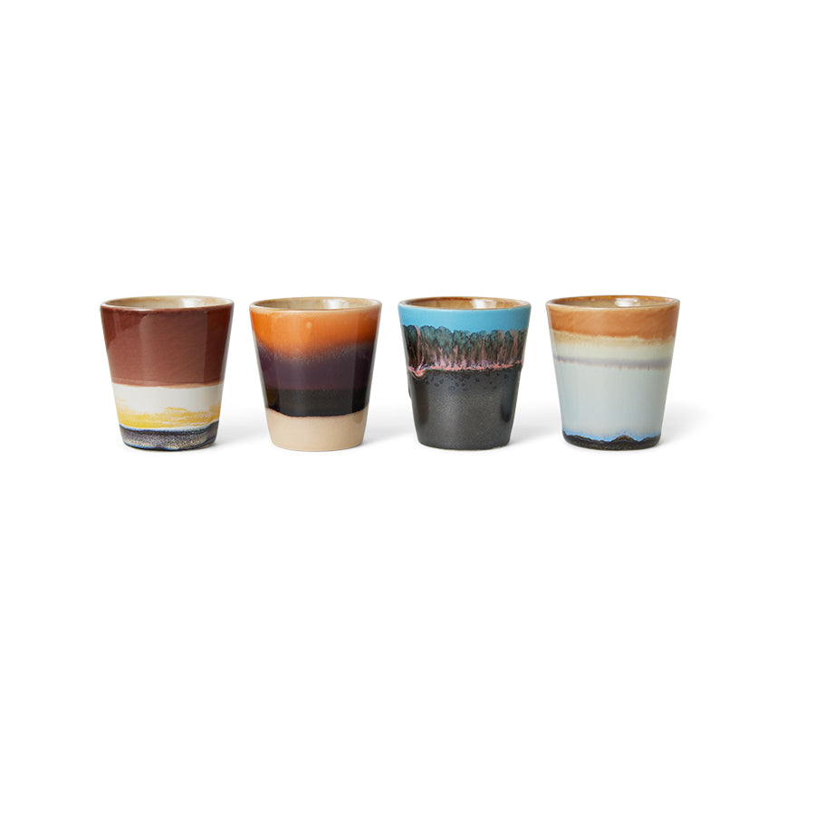Tasses à ristretto 70s Ceramics 10 cl (Set de 4)