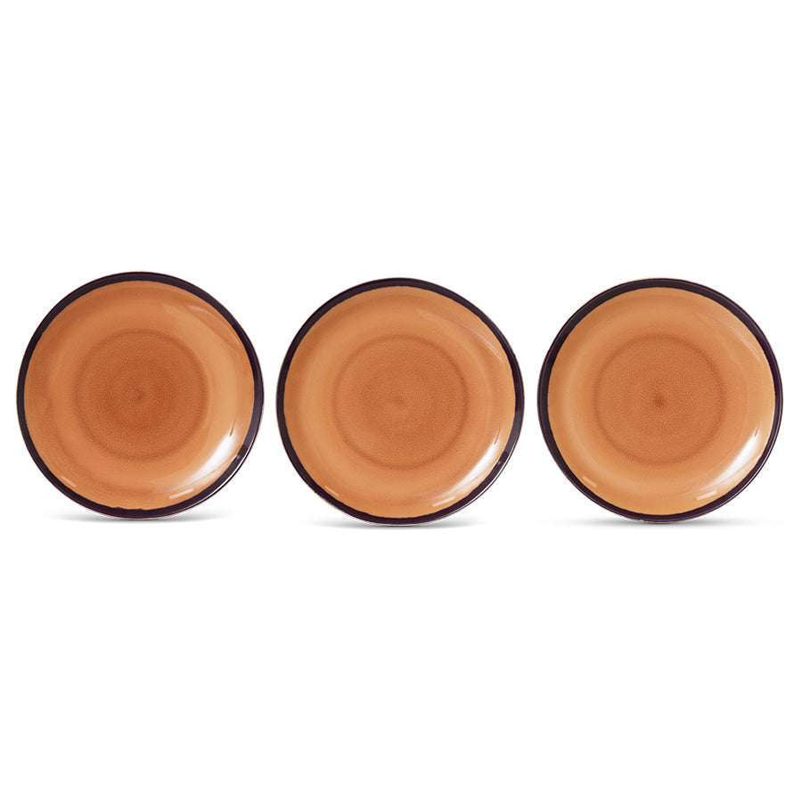 Assiettes plat 70s Ceramics (Set de 2)