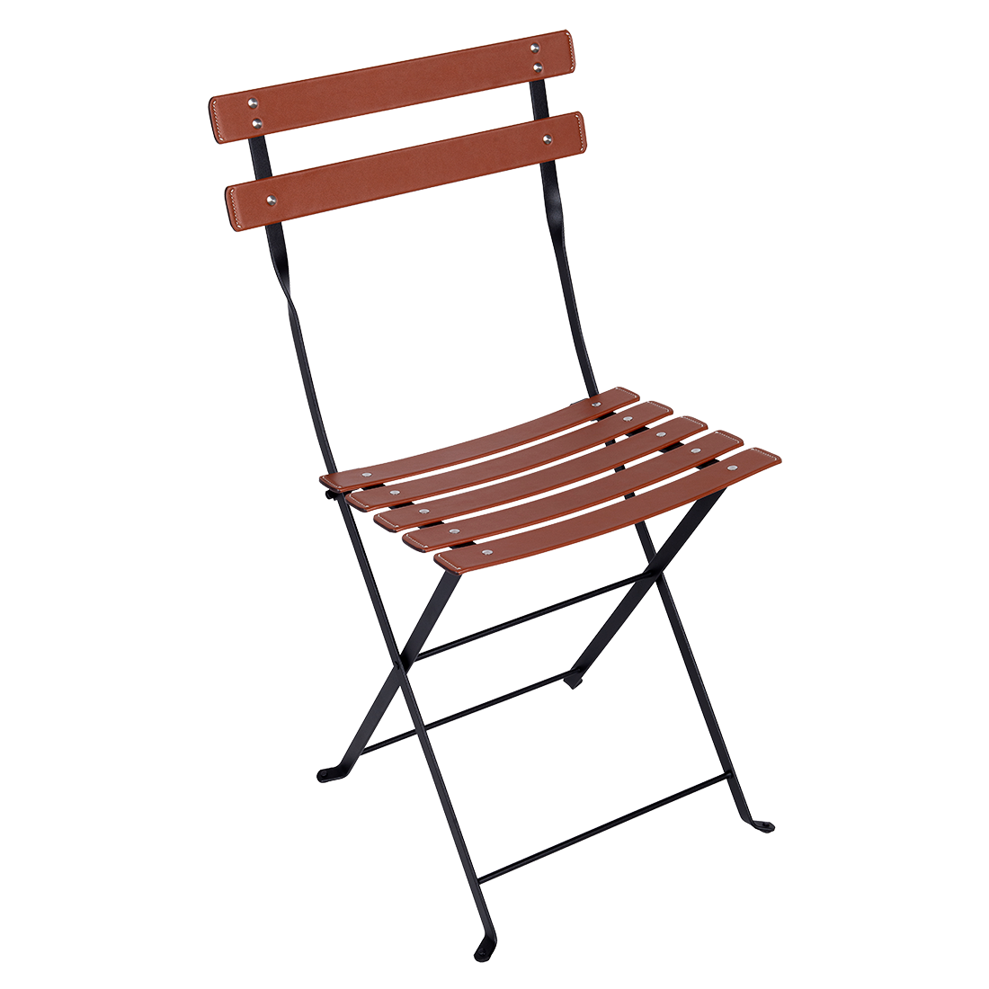 Chaise Bistro Cuir — Réglisse