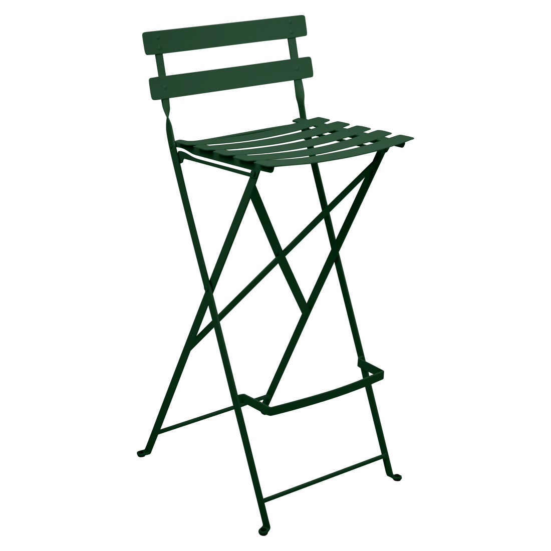Chaise Bistro de Bar Pliante — Vert cèdre
