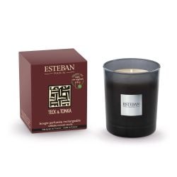 Bougie parfumée Initiale 180 g Teck & Tonka