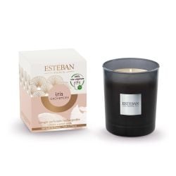Bougie parfumée Initiale 180 g Iris Cachemire