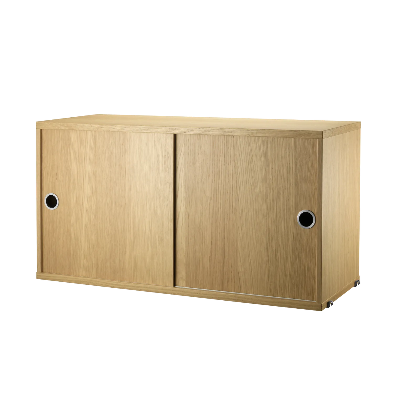 Armoire String System portes coulissantes — Chêne · 78 × 42 × 30 cm