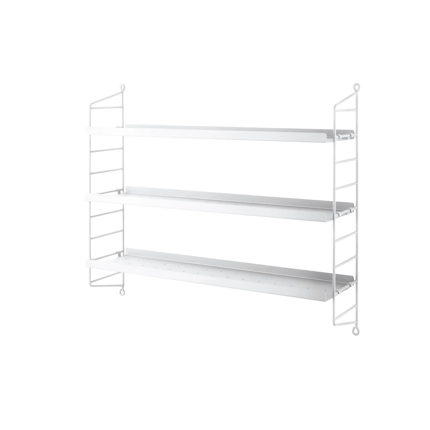 Étagère murale String Pocket Métal — Blanc
