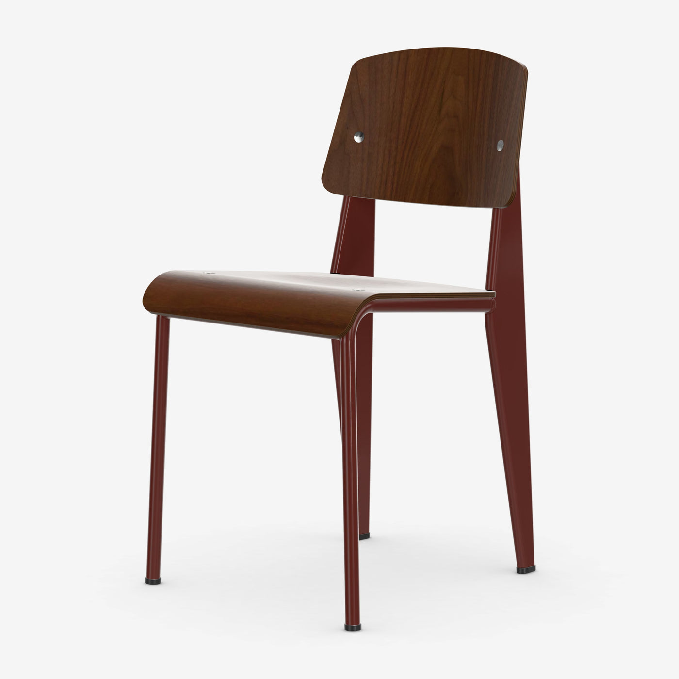 Chaise Standard — Japanese red, Noyer pigmenté noir